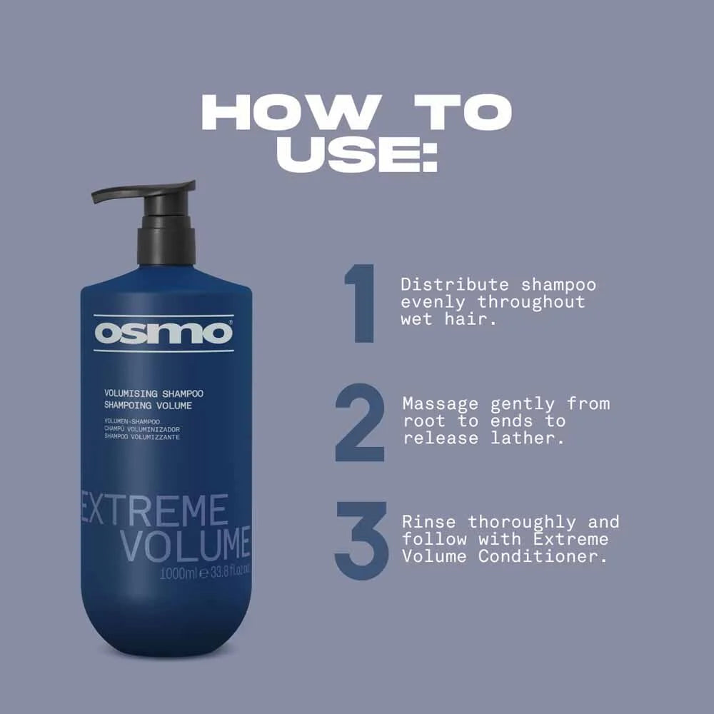 Osmo Extreme Volume Volumising Shampoo - 1 Litre