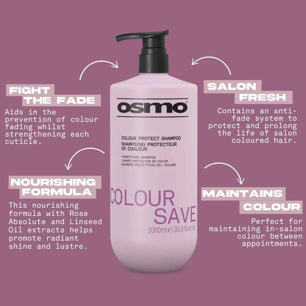 Osmo Colour Save Colour Protect Shampoo - 1 Litre
