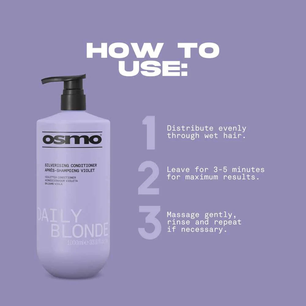 Osmo Daily Blonde Silverising Conditioner 1000ml