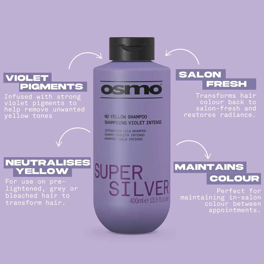 Osmo Super Silver No Yellow Shampoo - 400ml