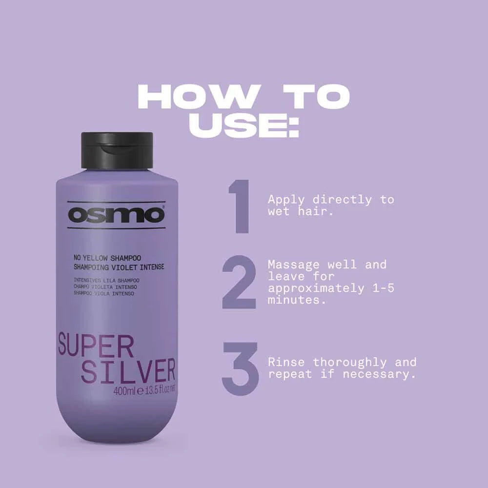 Osmo Super Silver No Yellow Shampoo - 400ml