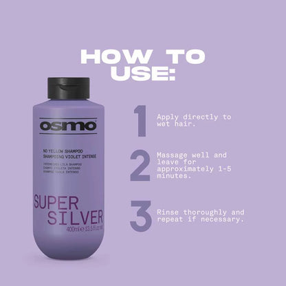 Osmo Super Silver No Yellow Shampoo - 400ml
