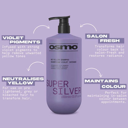 Osmo Super Silver No Yellow Shampoo - 1 Litre