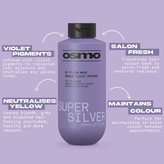 OSMO Super Silver No Yellow Mask 400ml