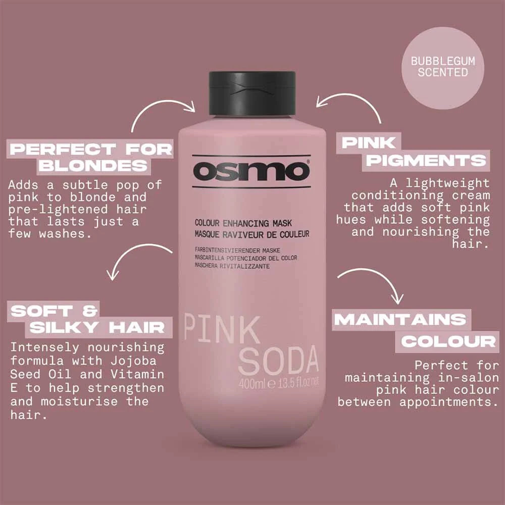 Osmo Pink Soda Colour Enhancing Mask - 400ml