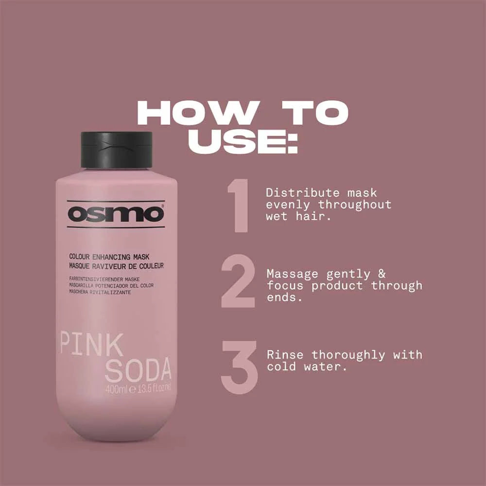 Osmo Pink Soda Colour Enhancing Mask - 400ml