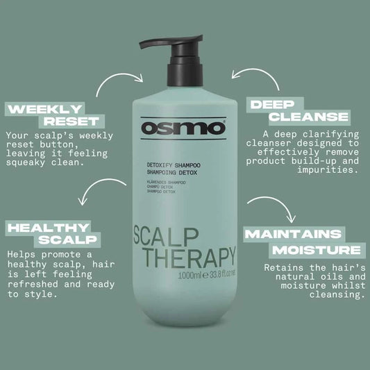 Osmo Scalp Therapy Detoxify Shampoo - 1 Litre