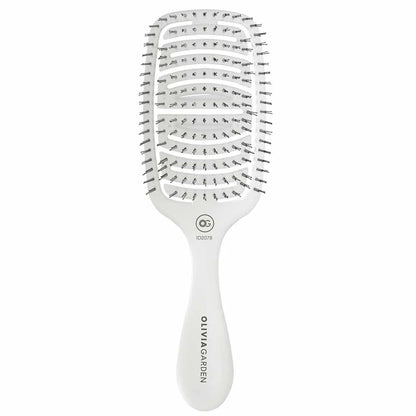 Olivia Garden Essential Hair Brush Fine Hair White
