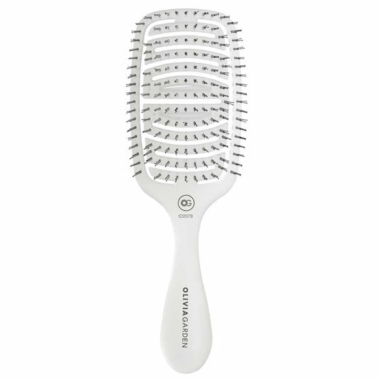 Olivia Garden Essential Hair Brush Fine Hair White