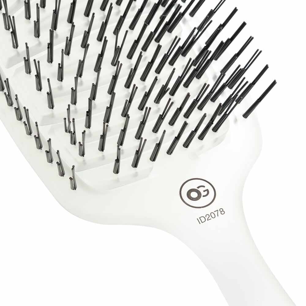 Olivia Garden Essential Hair Brush Fine Hair White