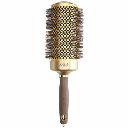 Olivia Garden Expert Blowout Round Hair Brush Speed Gold & Brown 65mm