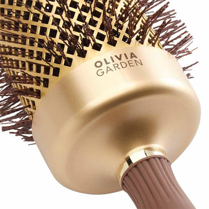Olivia Garden Expert Blowout Round Hair Brush Speed Gold & Brown 65mm