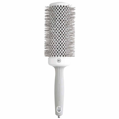 Olivia Garden Expert Blowout Round Hair Brush Speed White & Grey