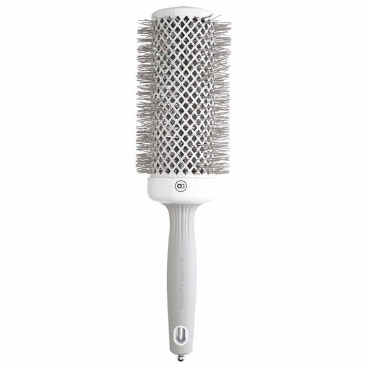 Olivia Garden Expert Blowout Round Hair Brush Speed White & Grey