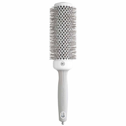 Olivia Garden Expert Blowout Round Hair Brush Speed White & Grey 45mm