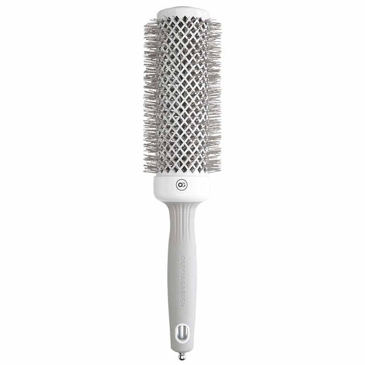 Olivia Garden Expert Blowout Round Hair Brush Speed White & Grey 45mm