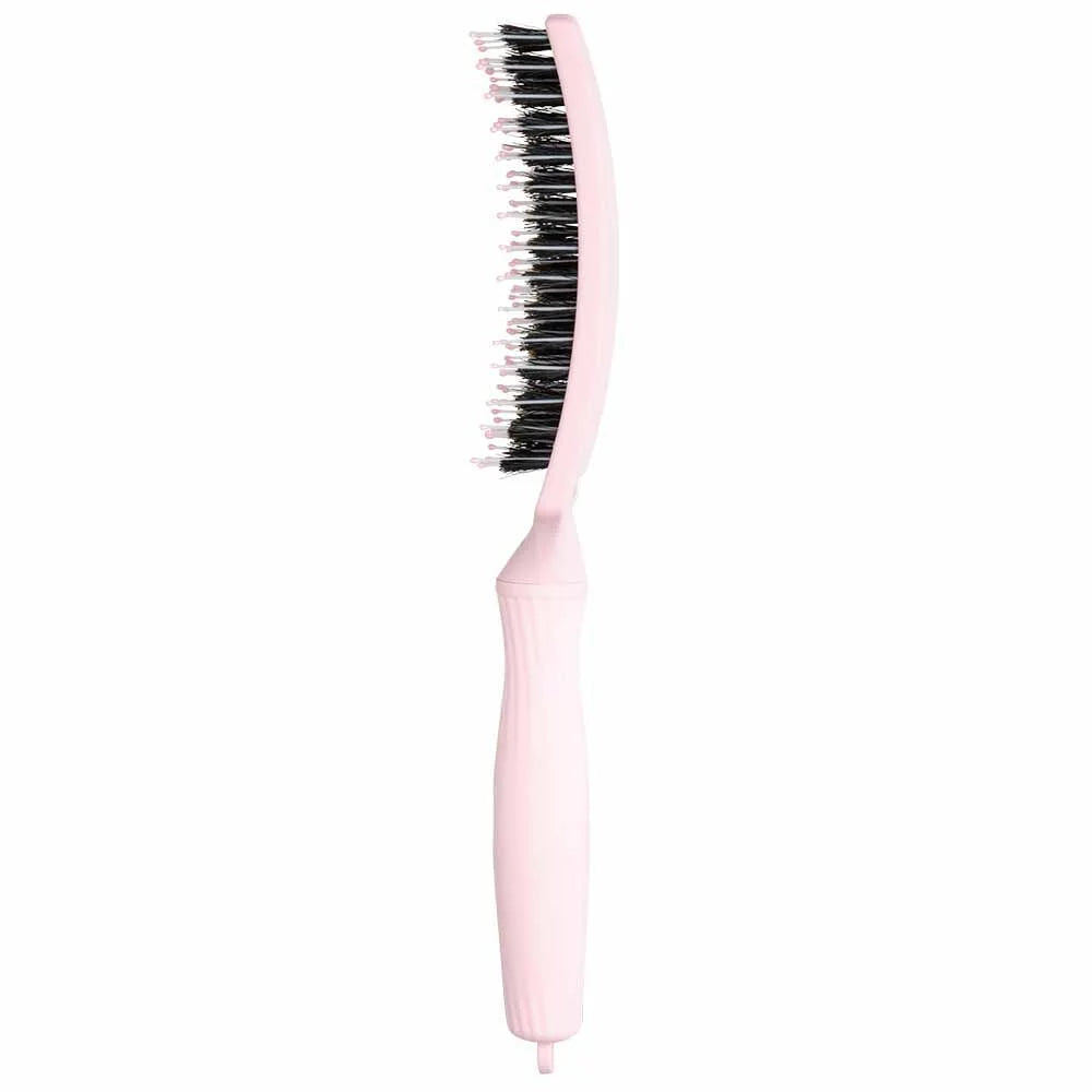Olivia Garden Care Ionic Fingerbrush Hair Brush - Pastel Pink