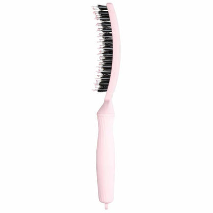 Olivia Garden Care Ionic Fingerbrush Hair Brush - Pastel Pink