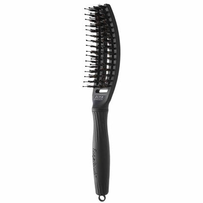 Olivia Garden Care Ionic Fingerbrush Hair Brush - Small Black