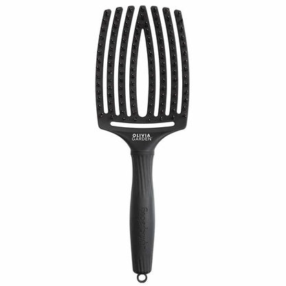 Olivia Garden Care Ionic Fingerbrush Hair Brush - Large Black