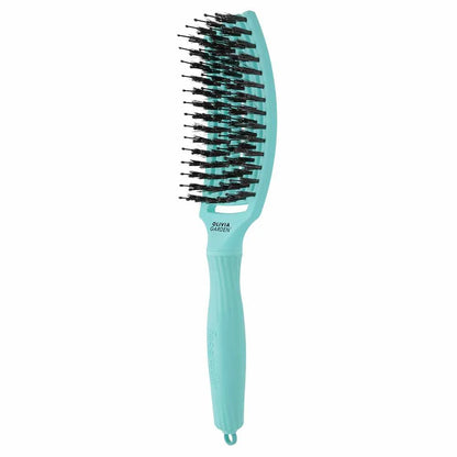 Olivia Garden Care Ionic Fingerbrush Hair Brush - Mint Green