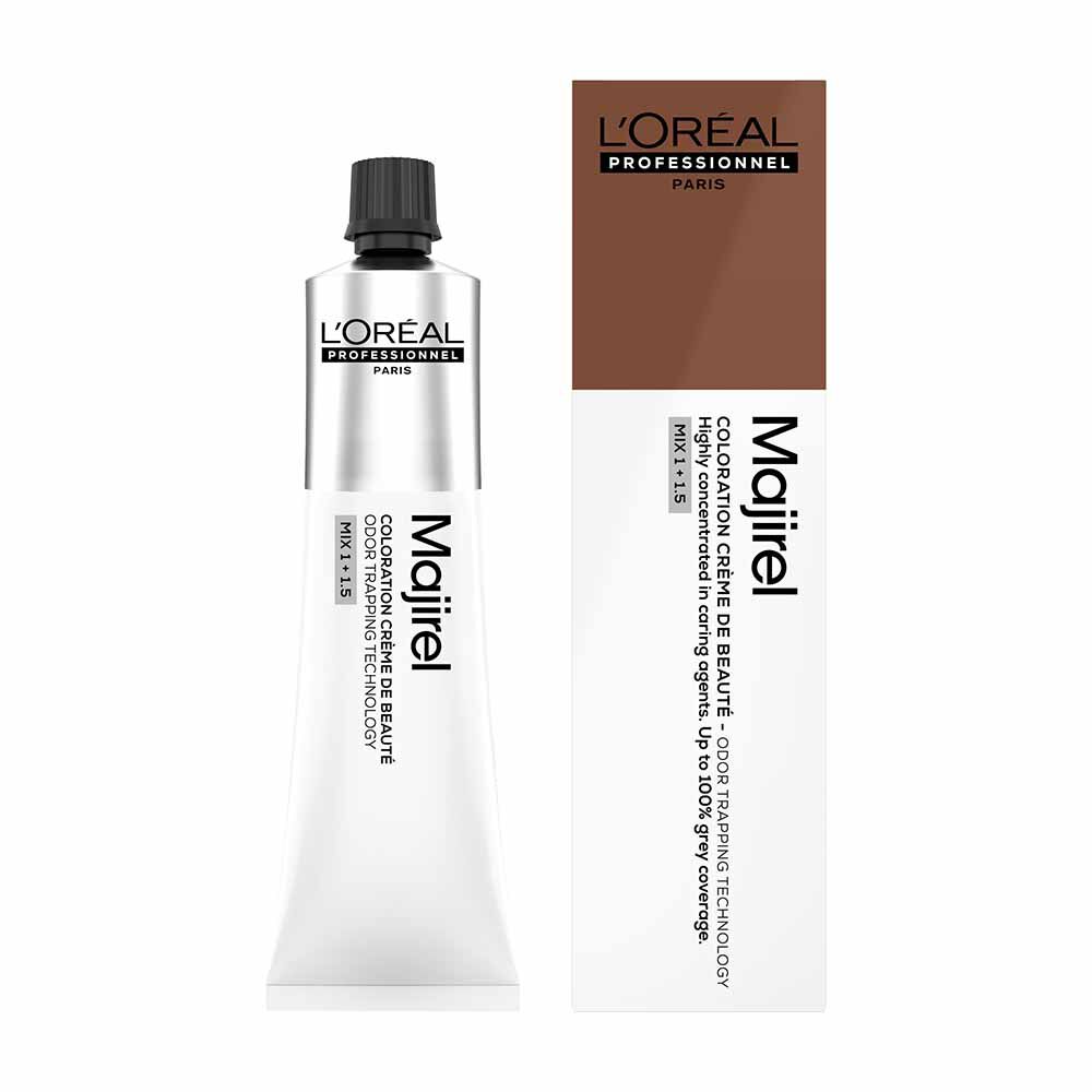 L'Oréal Professionnel Majirel Permanent Hair Colour - 5.52 Warm Brown 60ml