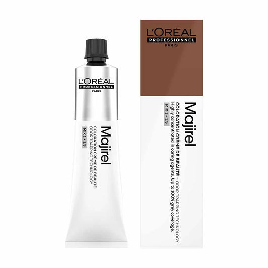 L'Oréal Professionnel Majirel Permanent Hair Colour - 5.52 Warm Brown 60ml