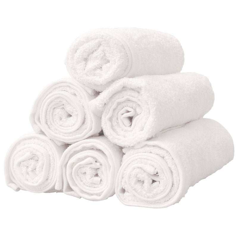 Classic Hair Towel White x12