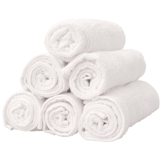 Classic Hair Towel White x12