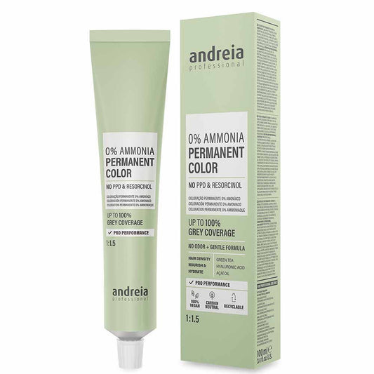 Andreia Professional 0% Ammonia Permanent Color 1:1.5, 10 Platinum Natural 100ml 10.0 Platinum Natural