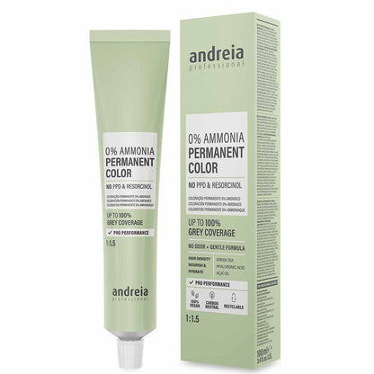 Andreia Professional 0% Ammonia Permanent Color 1:1.5, 10.2 Platinum Violet 100ml
