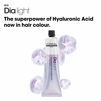 L'Oréal Professionnel Dia light Demi Permanent, Hyaluronic Acidic Gloss Colour 6.34 60ml