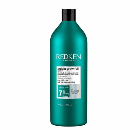 Redken Acidic Grow Full System Densifying Conditioner for Thin Hair, Strengthens & Thickens - 1 Litre