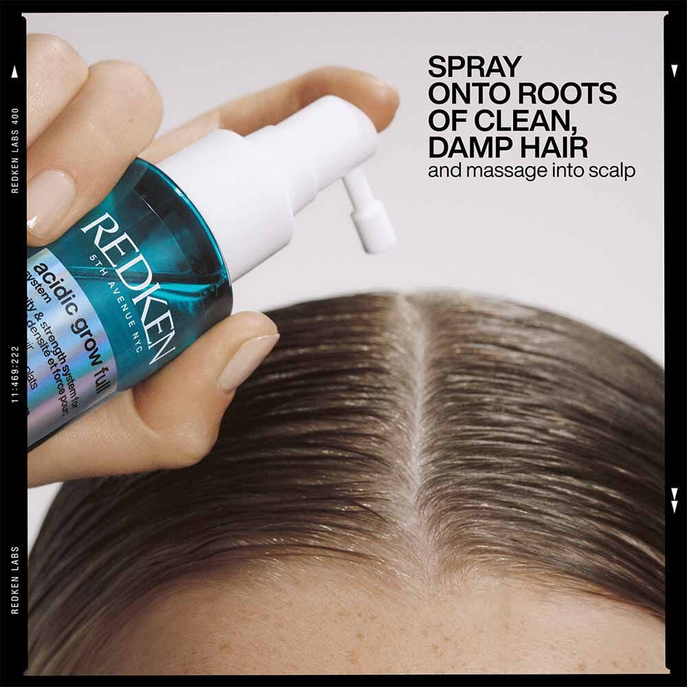 Redken Acidic Grow Full System Hair Serum for Thin Hair, Strengthens & Thickens 100ml