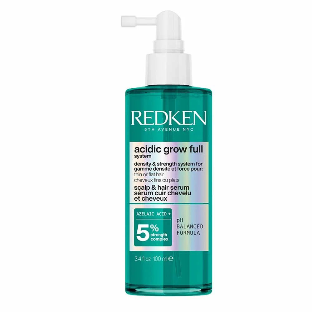 Redken Acidic Grow Full System Hair Serum for Thin Hair, Strengthens & Thickens 100ml