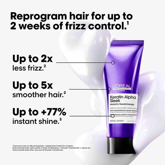 L'Oréal Professionnel Serie Expert Keratin Alpha Sleek Smooth Transformer 200ml