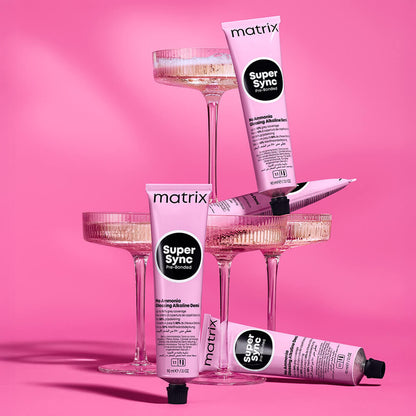 Matrix Super Sync Pre-Bonded Glossing Alkaline Demi-Permanent Hair Colour 11GV Extra Light Gold Violet Blonde 90ml