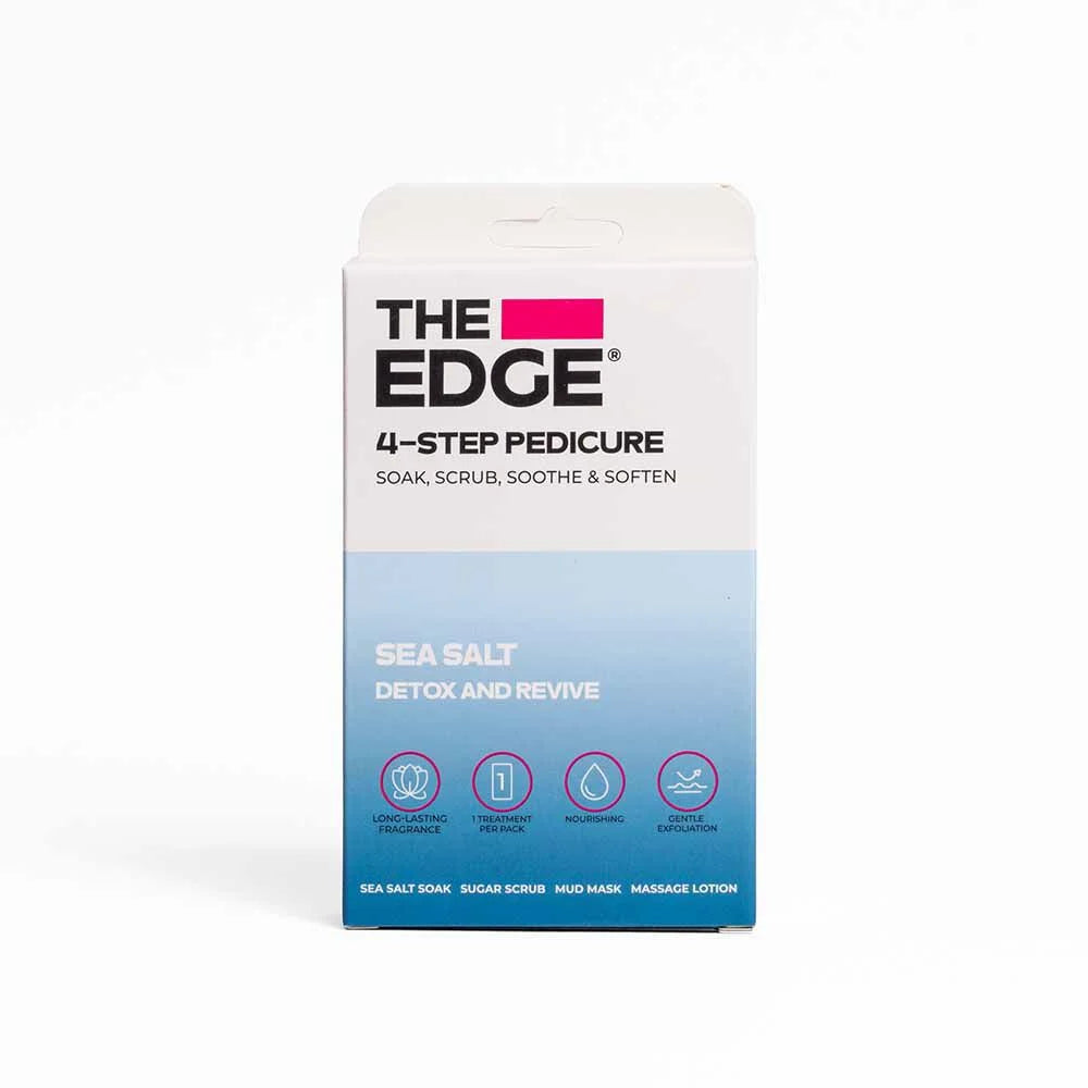 The Edge 4 Step Pedicure Pack - Sea Salt