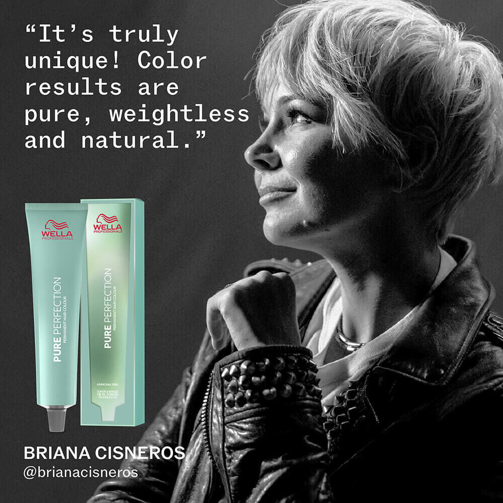 Wella Professionals Pure Perfection Ammonia Free Permanent Hair Colour - 44/0 Intense Medium Brown 60ml