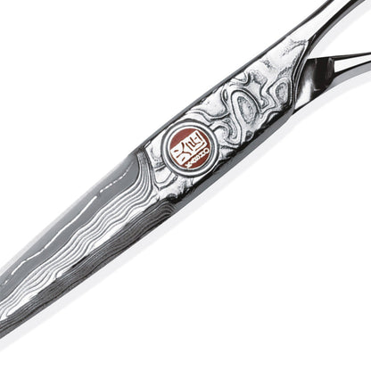 Kasho Damascus Series 5.5" Offset Scissor