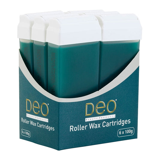 DEO Roller Wax Tea Tree Cartridges 100ml x 6