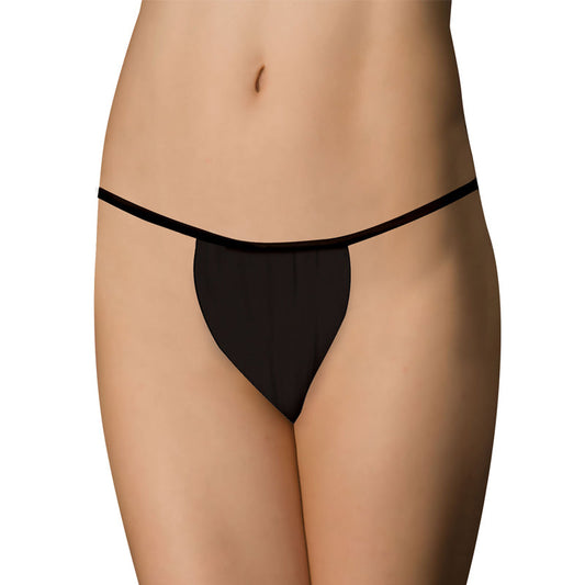 Ladies Disposable G String Black x 50 One Size