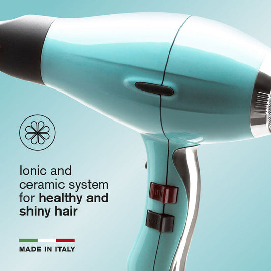 Elchim 3900 Light Ionic Ceramic Fifties Blue Hairdryer