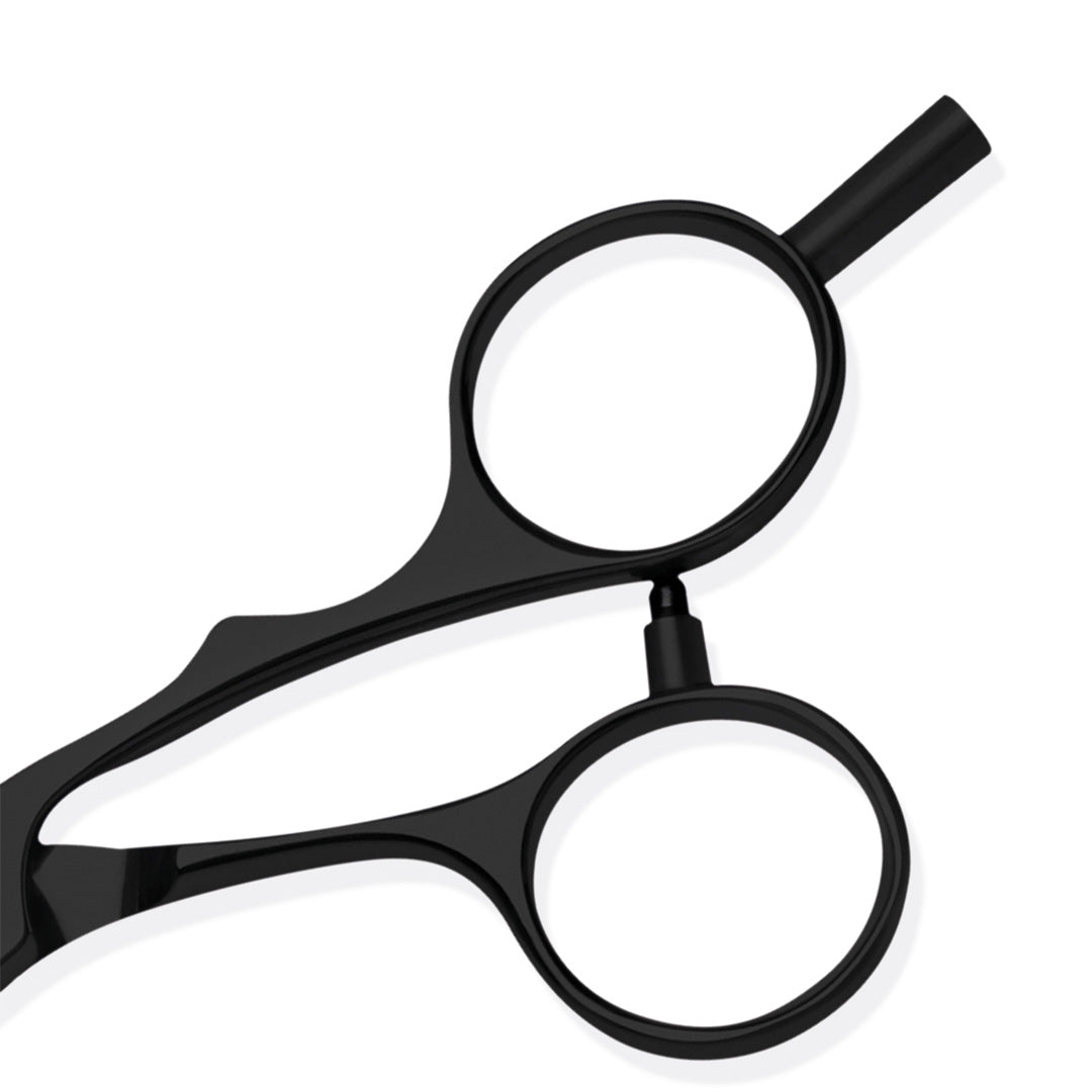 Kasho Silver Series Black 5.5in Offset Scissor