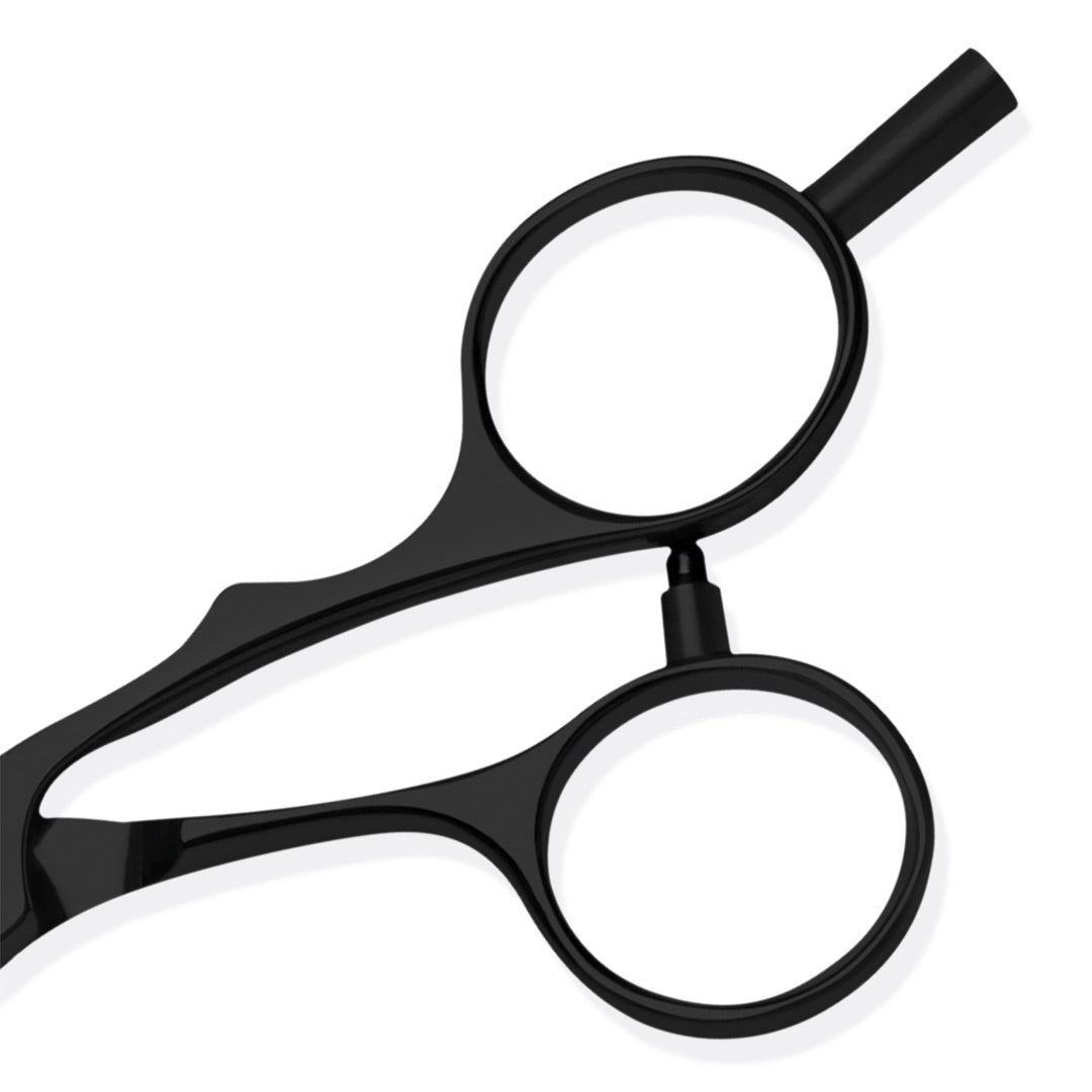 Kasho Silver Series Black 6.5in Offset Scissor