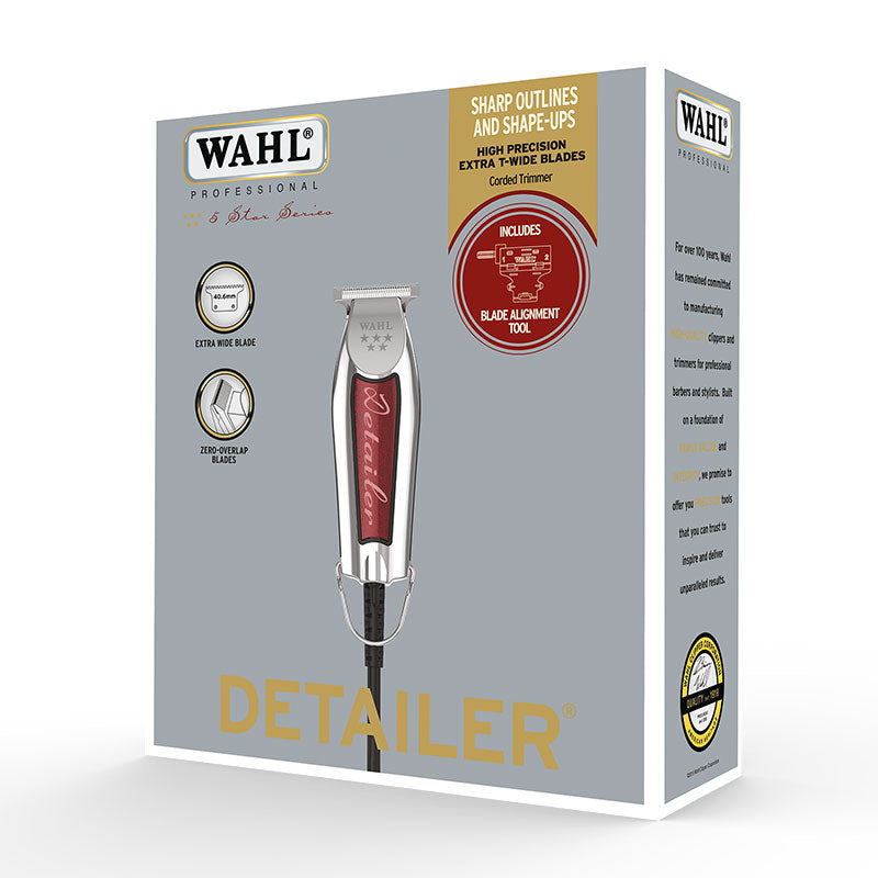 Wahl 5 Star Detailer Trimmer with Extra Wide Blade