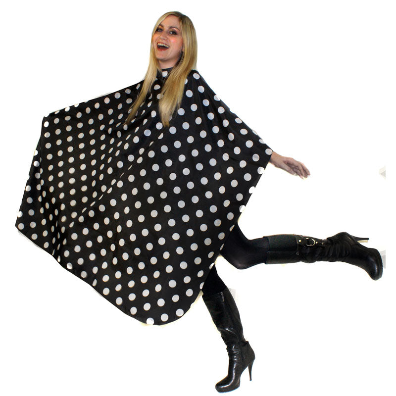 Hair Tools Polka Dot Gown with Poppers