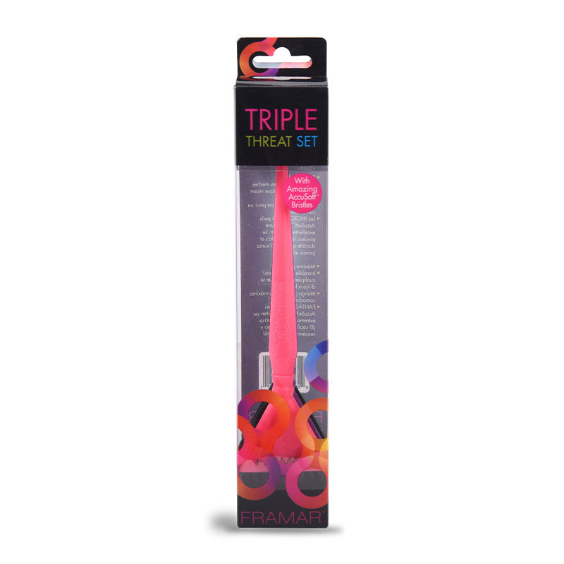 Framar Triple Threat Tint Brush Set 3 Pack