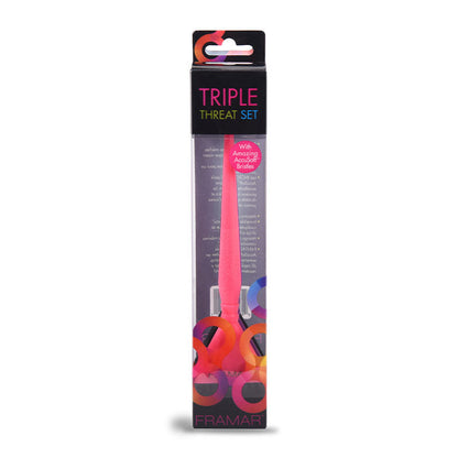 Framar Triple Threat Tint Brush Set 3 Pack