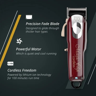 WAHL 5 Star Magic Clip Cordless Hair Clipper Kit